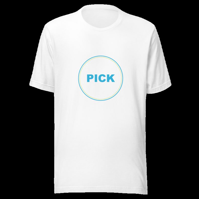 Pickleball Sensational Badge Tee White