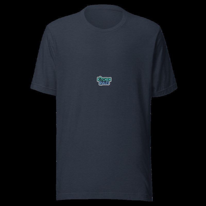 Sensational Pickleball Kitchen Rules Tee Heather Navy