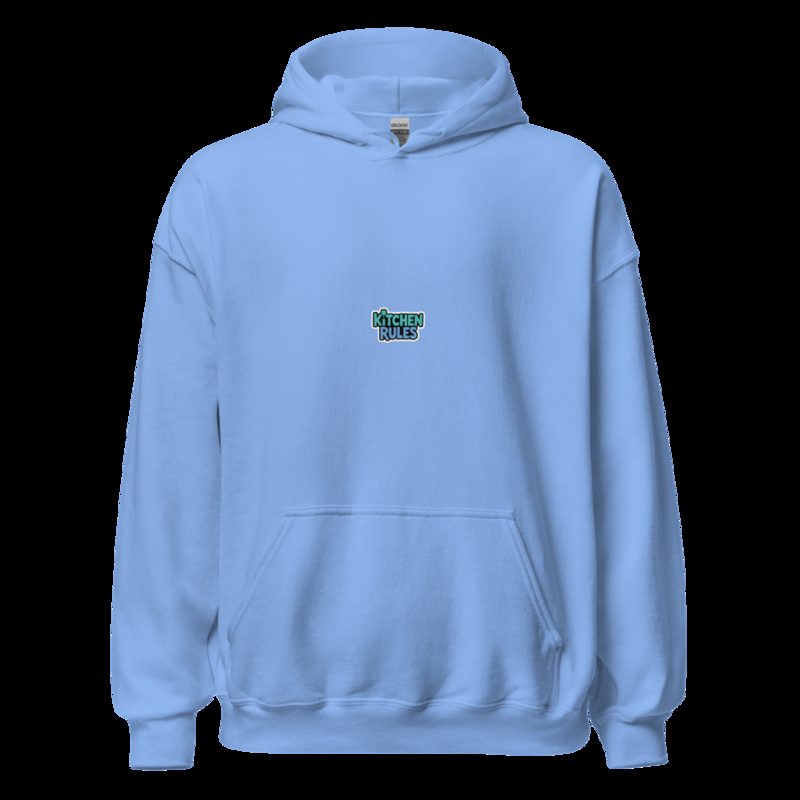 Sensational Pickleball Kitchen Rules Hoodie Carolina Blue