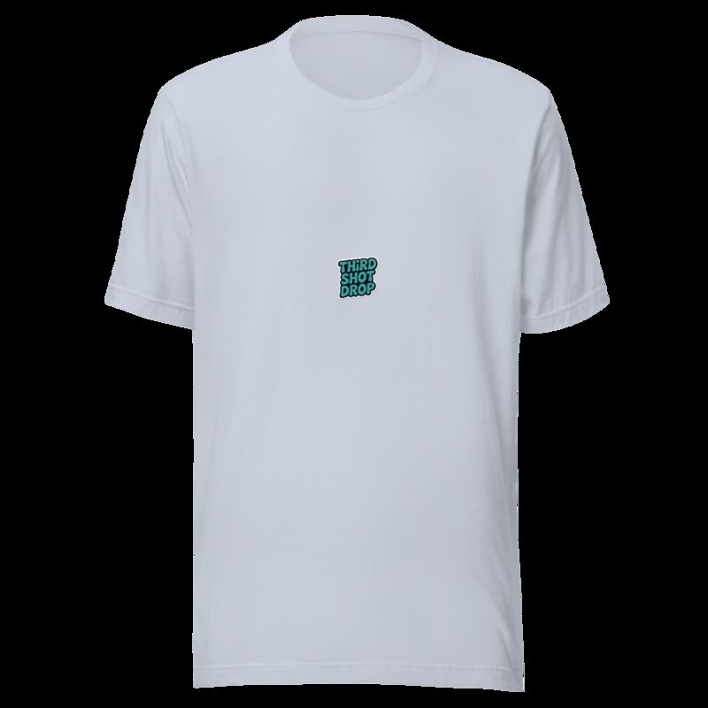 Sensational Pickleball Third Shot Drop Tee Light Blue