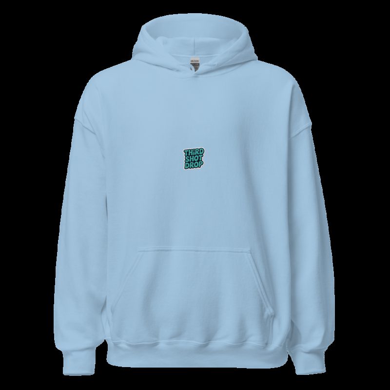 Sensational Pickleball Third Shot Drop Hoodie Light Blue
