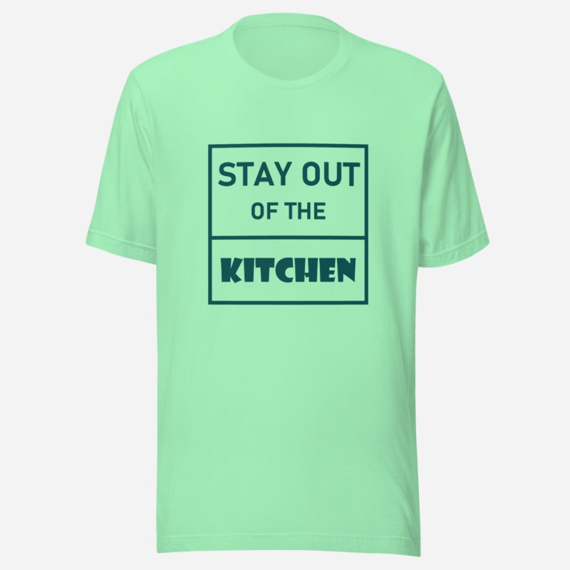 Sensational Pickleball Stay Out Of The Kitchen Tee Mint