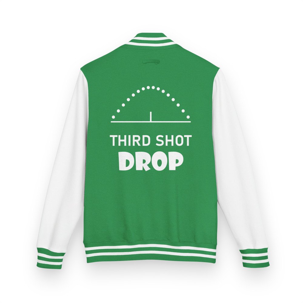 Sensational Pickleball Third Shot Drop Varsity Jacket