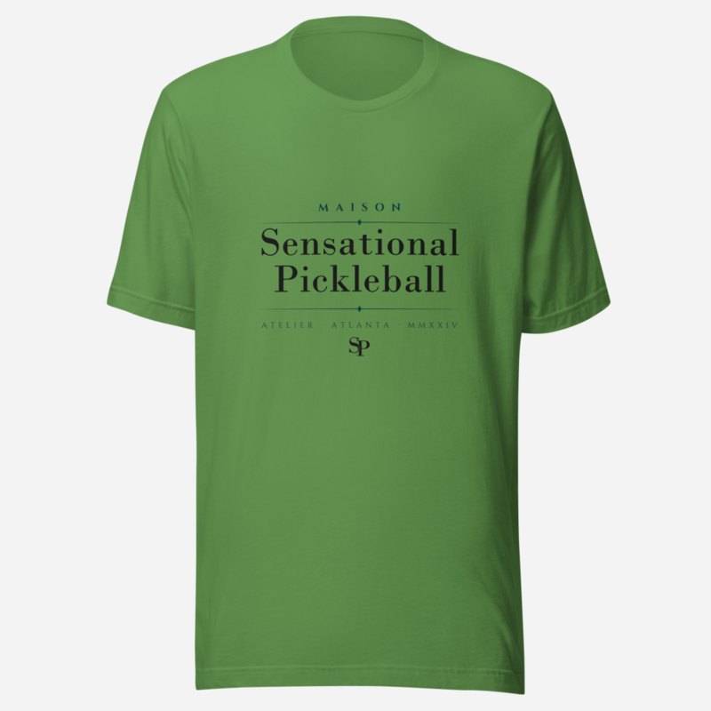 Sensational Pickleball Maison Signature Tee Leaf
