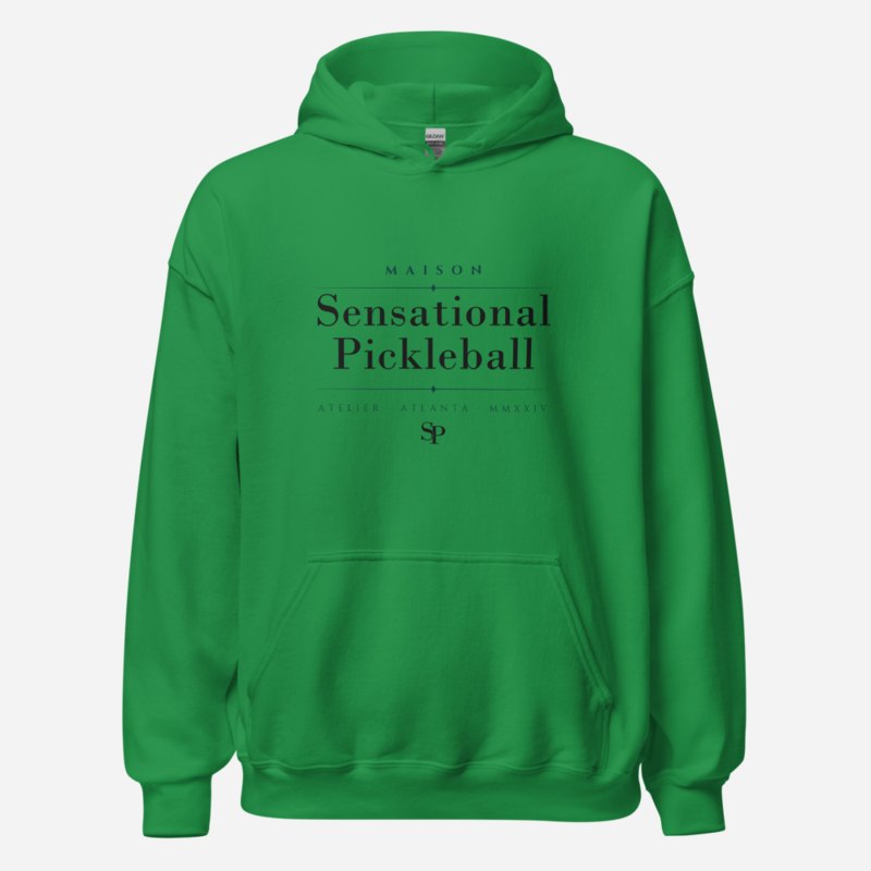 Sensational Pickleball Maison Signature Hoodie in Irish Green