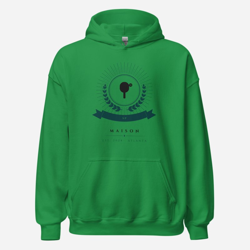 Sensational Pickleball Maison Heraldic Emblem Hoodie